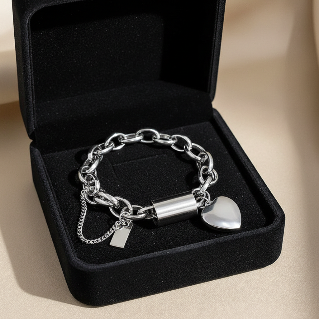 White Gold Bracelet - Gift Box