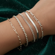 White Gold Chain Stack V2