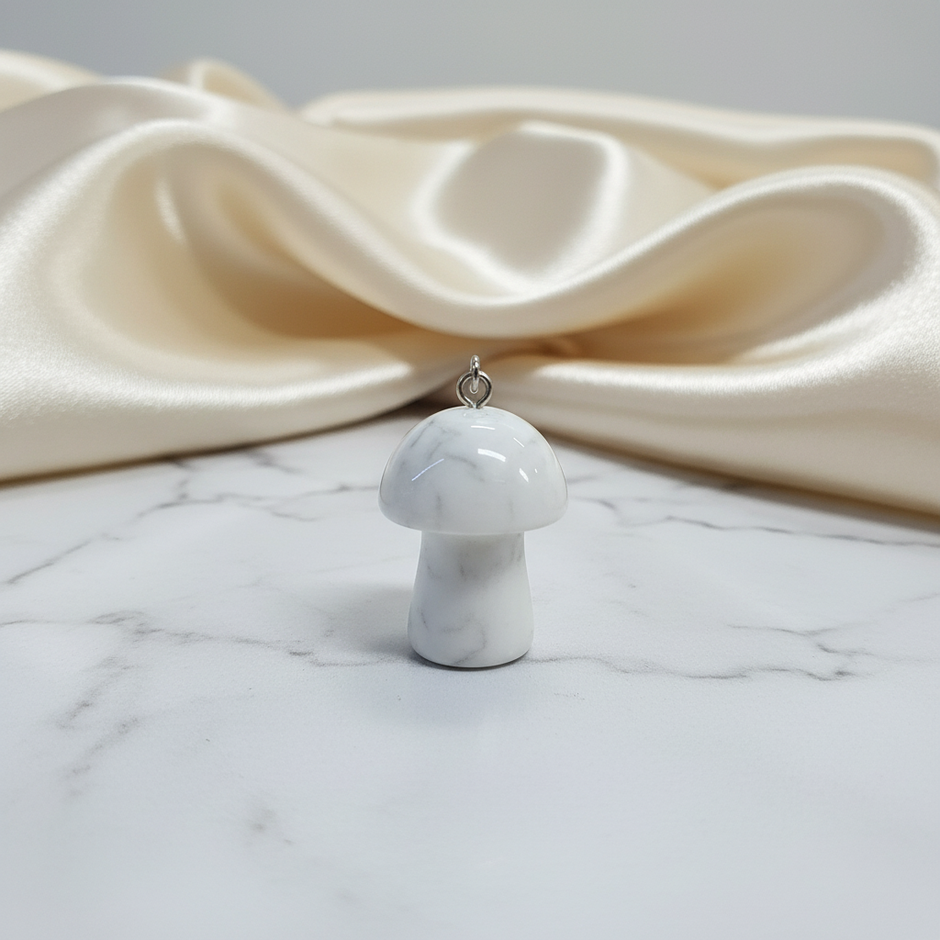 White Howlite Front