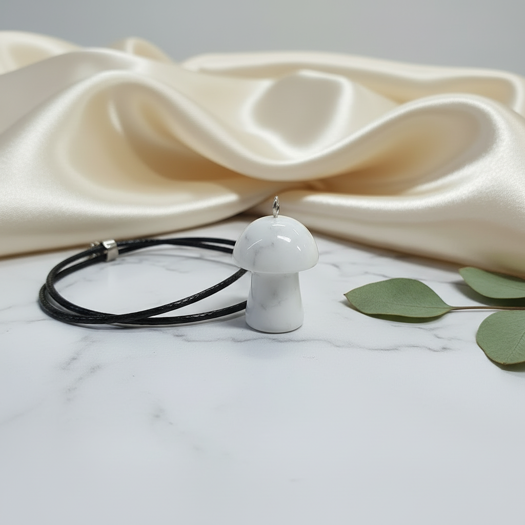 White Howlite Greenery