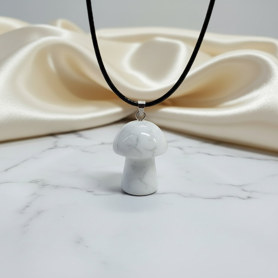 White Howlite Side