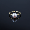 White Pearl Adjustable Ring – V1 Clean