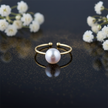 White Pearl Adjustable Ring – V3 Redo