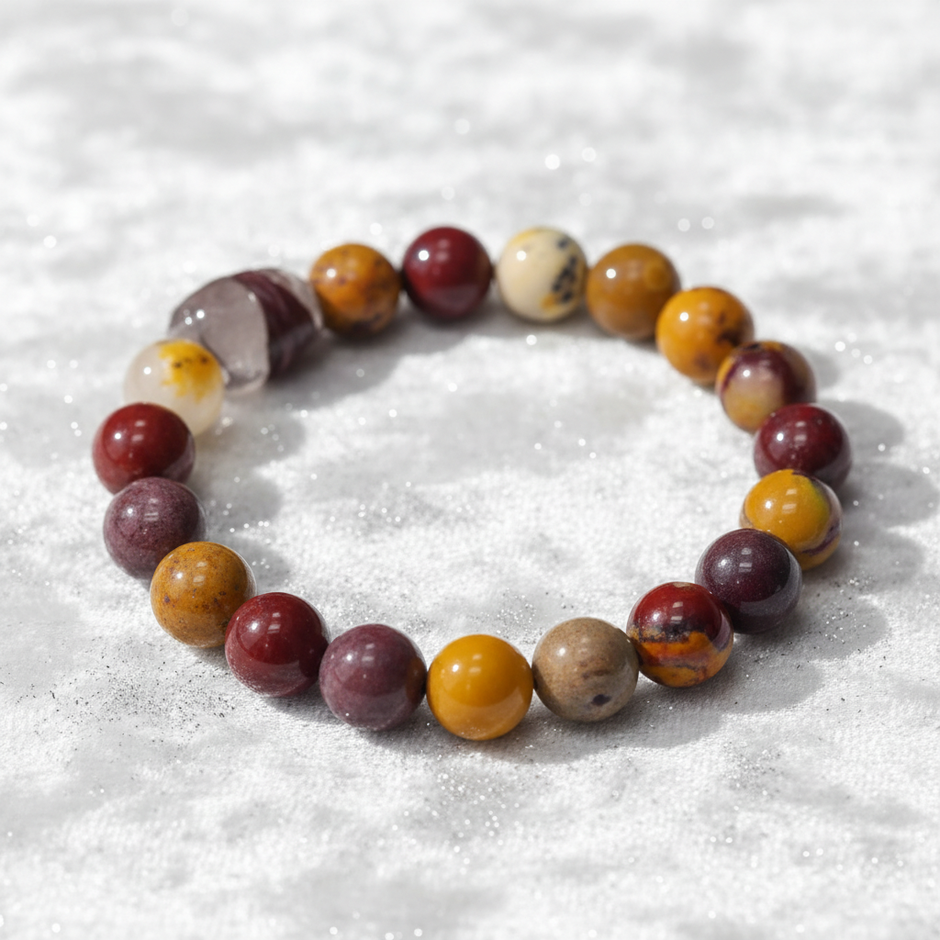 Yolk Stone Bracelet - Close-up